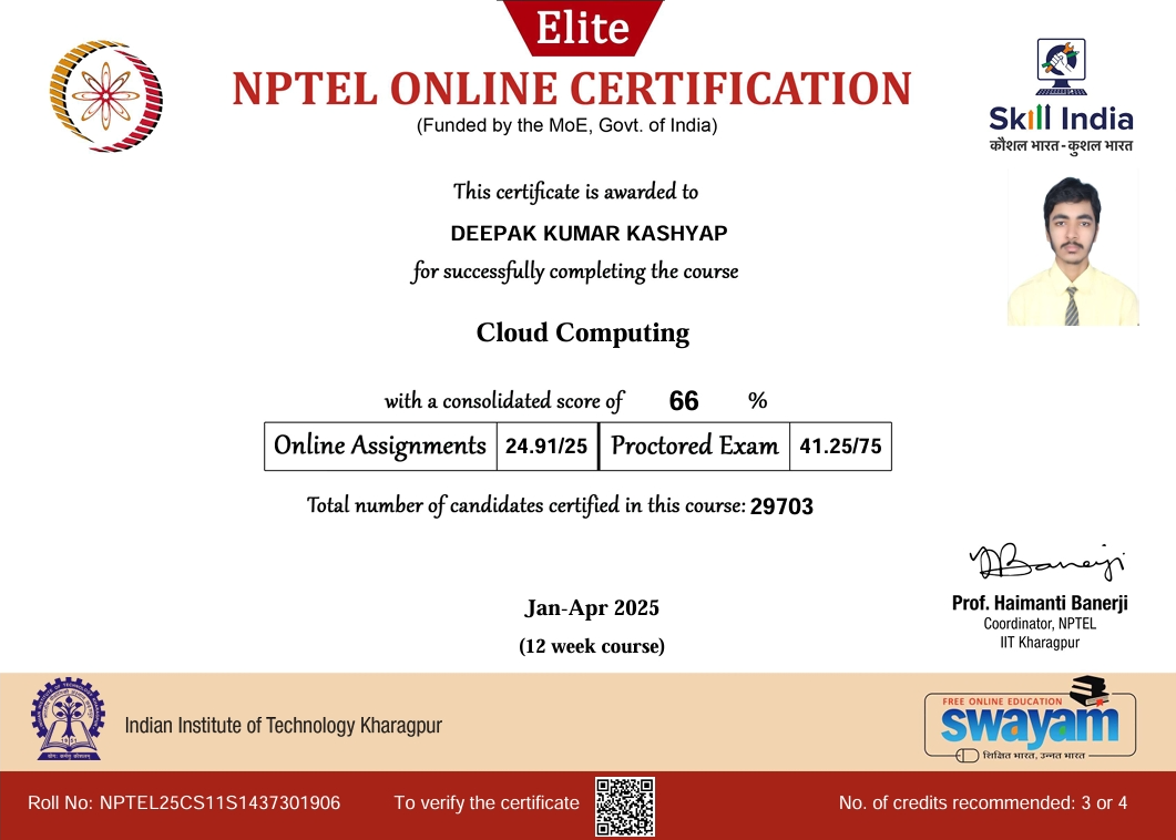 Cloud Computing Certificate